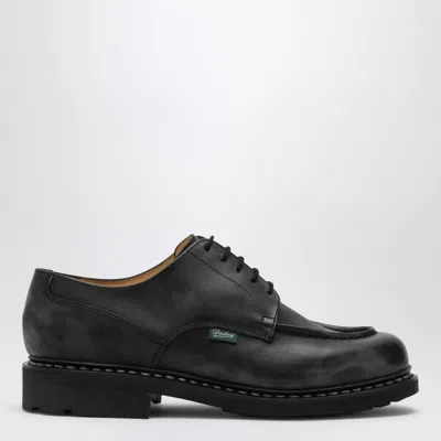 Paraboot Chambord Lace-up Leather Shoes In Black