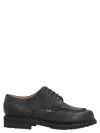 Paraboot Chambord Leather Derby Shoes In Black