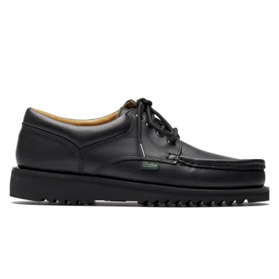 Paraboot Black Leather Lace Ups Shoes