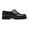 PARABOOT BLACK LEATHER MICHAEL BBR DERBY SHOES