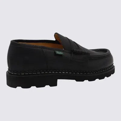 Paraboot Black Leather Reims Loafers