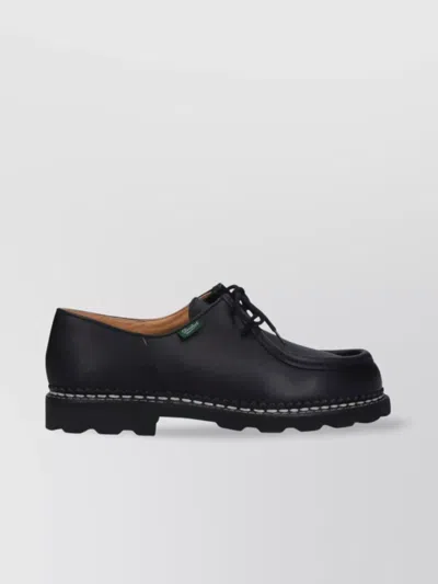 PARABOOT BROGUES LEATHER CONTRAST STITCHING