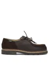 Paraboot Brown Leather Lace-up Shoes In Multi