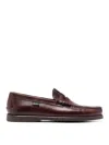 Paraboot Brown Leather Loafers In Brown