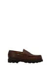 Paraboot Leather Reims Penny Loafers In Brown
