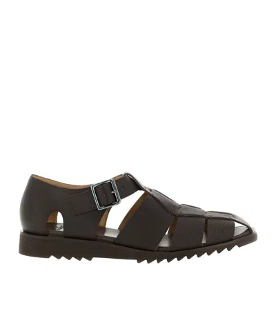 Paraboot Buckle Sandals In Multi