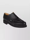 Paraboot Calfskin Lace-up Brogues Round Toe In Black