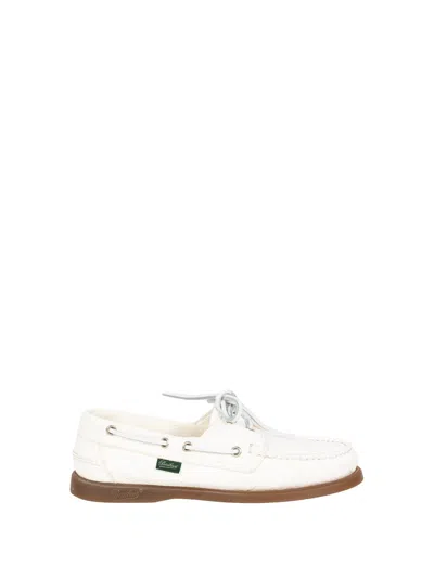 Paraboot Cerf Blanc Deer Leather In White