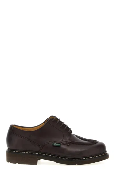 Paraboot 'chambord' Derby Shoes In Brown
