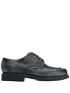 Paraboot Derby-schuhe Mit Runder Kappe In Black