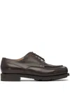 Paraboot Chambord Leather Lace-up Shoes In Brown