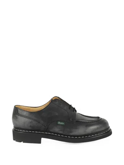 Paraboot Chambord Shoe In Vintage-effect Calfskin In Black