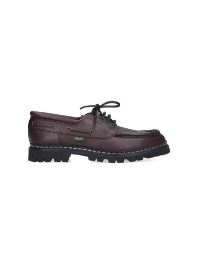 Paraboot Chimey Derby Shoes In Brown