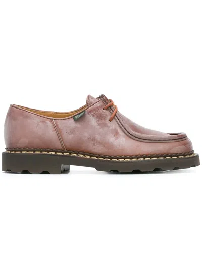 Paraboot Chunky Lace-up Shoes In Pink