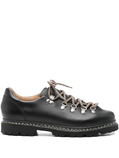 Paraboot Clusaz Leather Lace-up Boots In Black