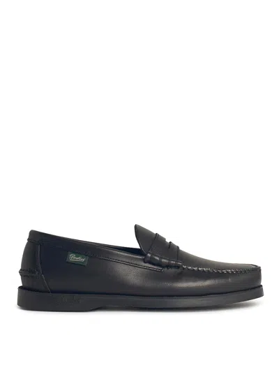 Paraboot Coraux Black Leather Loafers