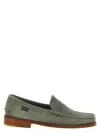 Paraboot Penny Strap Loafers Round Toe In Green
