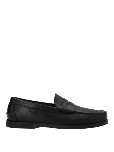 Paraboot Coreaux Loafers In Black