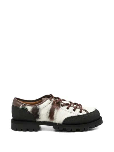 Paraboot Cowhide-panelled Sneakers In White