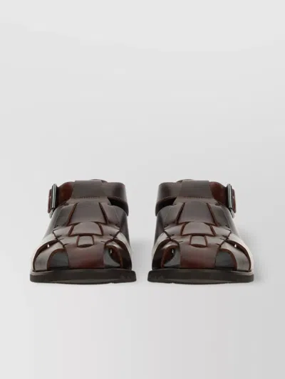Paraboot Cut-out Flat Sole Sandals