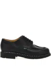 Paraboot Chambord Leather Derby Shoes In Black