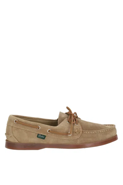 Paraboot Elegant Flat Shoes For Men In Brown