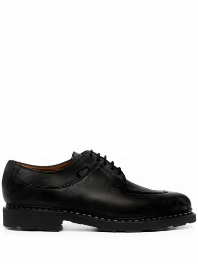 Paraboot Flat Shoes In Black