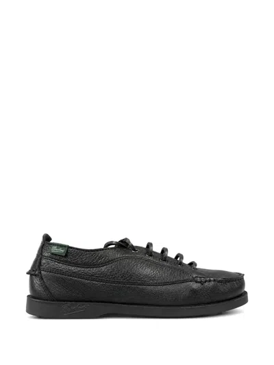 Paraboot Grained-leather Derby Shoes In Black