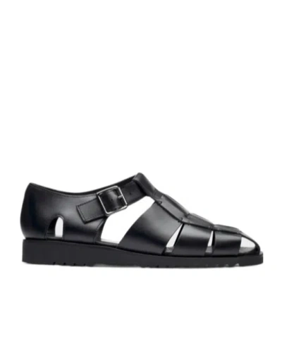 PARABOOT HOLLOWED-OUT FLAT SANDALS