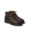 Paraboot Round Toe Hiking Boots In Black