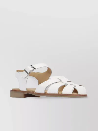 Paraboot Lace-up Flat Sole Open Toe Sandals