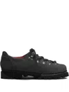Paraboot Lace-up Low-top Suede Shoes In Black