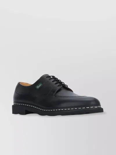 Paraboot Lace-up Shoes Contrast Stitching In Black