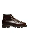 Paraboot Round Toe Hiking Boots In Black