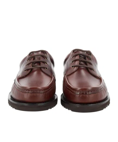 Paraboot Classic Leather Loafers For Men In Brown