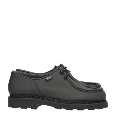 Paraboot Reims Leather Loafers In Black