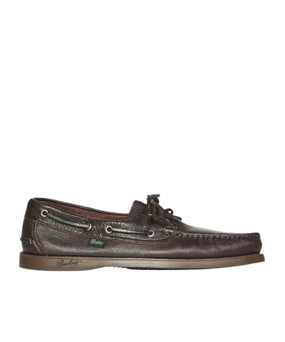 Paraboot Lace-up Loafers In Burgundy