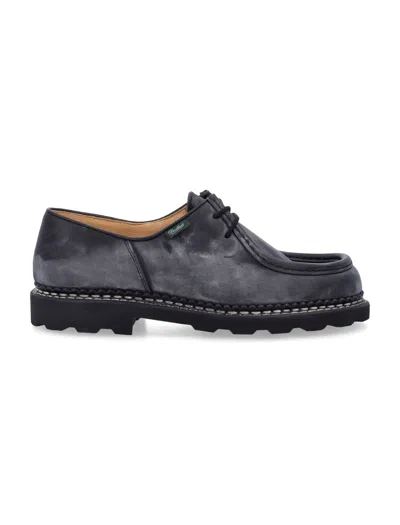 Paraboot Lace-up Moc Toe Derby Shoes In Lis Noir