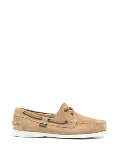 Paraboot Lace-up Suede Boat Shoes In Multi