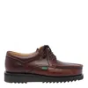 Paraboot Dark Brown Leather Dress Shoes In Black