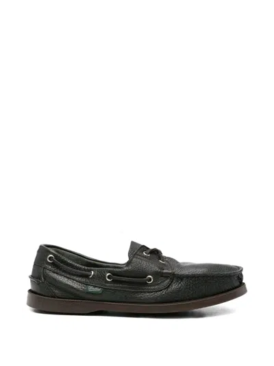 Paraboot Handcrafted Round Toe Shoes With Traditional Stitching In Multi