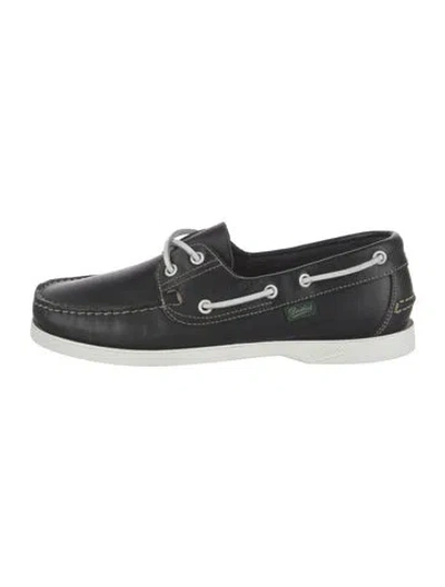 Pre-owned Paraboot Leather Boat Shoes In Multi