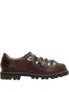 Paraboot Round Toe Lace-up Shoes In Burgundy