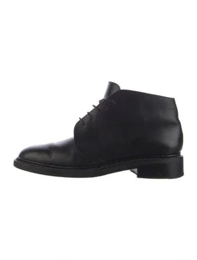Pre-owned Paraboot Leather Derby Shoes In Black