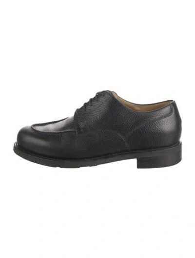 Pre-owned Paraboot Leather Derby Shoes In Black