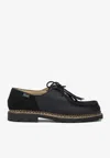 Paraboot X Universal Works Michael Tassel Leather Derby Shoes In Black