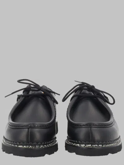 Paraboot Leather Lace-up Derby Shoes In Black