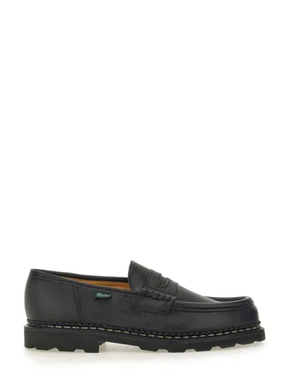 Paraboot Leather Loafer In Black