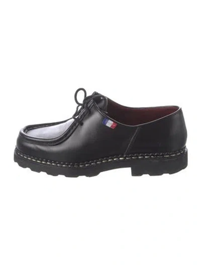 Pre-owned Paraboot Leather Oxfords In Black