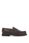 Paraboot Leather Reims Penny Loafers In Brown
